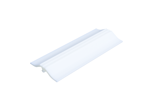 Dragerrubber wit per meter